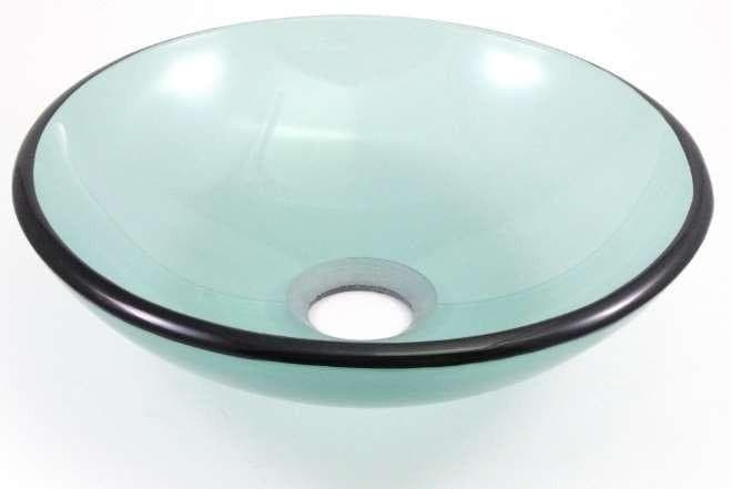 Escupidera en Vidrio Verde